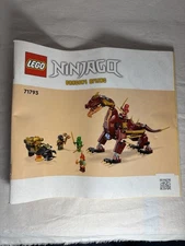 Lego Ninjago 71793 Heatwave Transforming Lava Dragon - 100% w/Manual & Minifigs