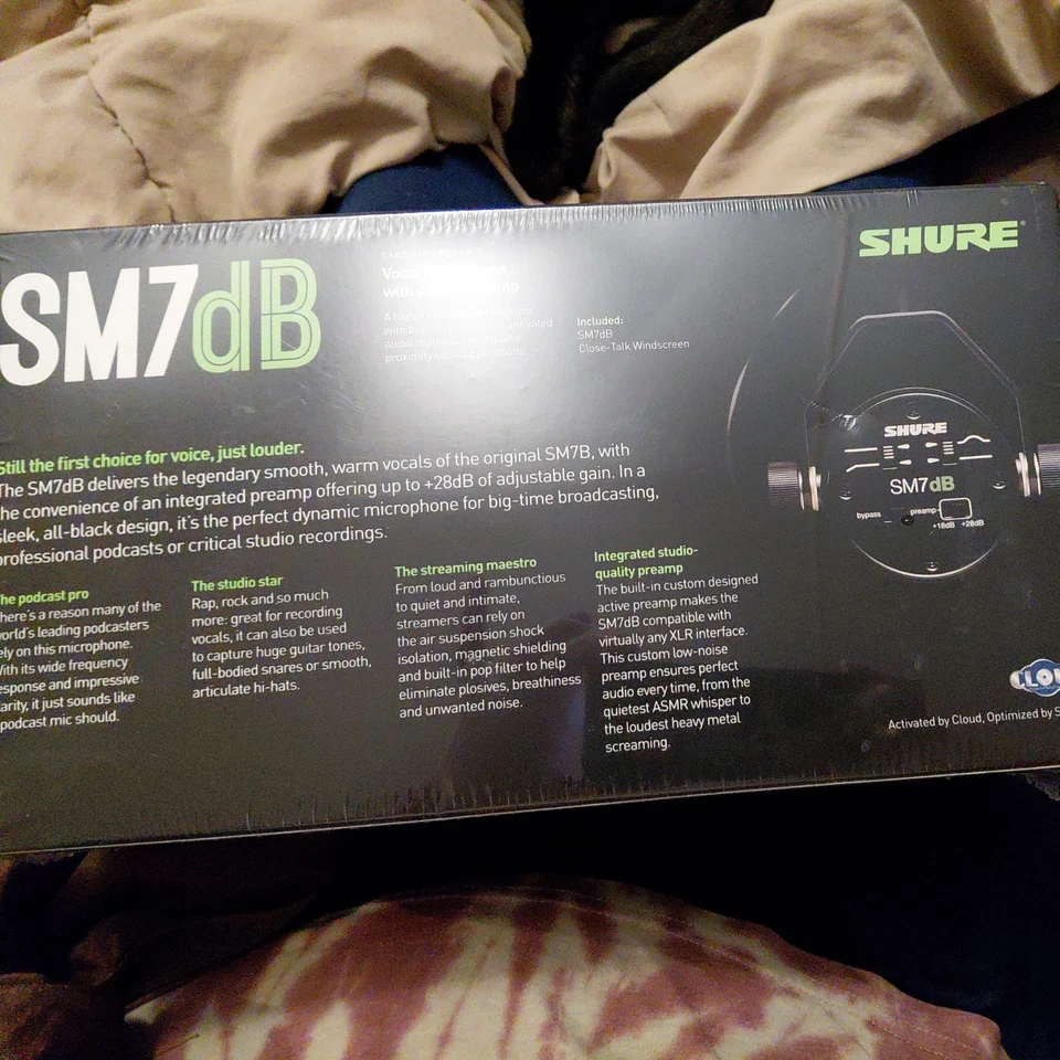 Shure SM7dB Replica Active Dynamic Cardioid Vocal Microphone w/Built-In Preamp - Image 2 of 3