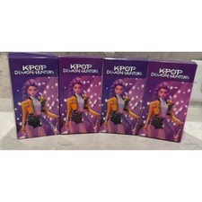 Qty-4. Kpop Demon Hunters Collectible Figure Box Set