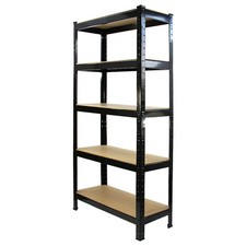 Monster Racking Monster Racking T-Rax Heavy Duty Shelving Units, Black, 75cm W,