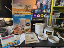 VTG Presto TaterTwister Electric Curly French Fry Potato Cutter 02930 Open Box