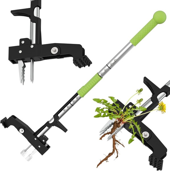 Unkrautstecher StehgeräT LöWenzahnstecher Unkrautentferner Gartenwerkzeug-image
