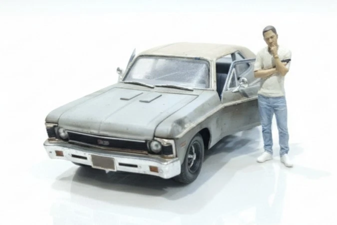 '70 Chevrolet Nova "Beater" "Beverly Hills Cop" MAISTO 1:18 - Immagine 2 di 4