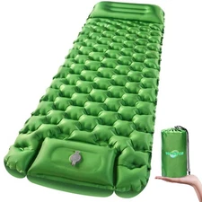 	WANNTS Sleeping Pad Ultralight Inflatable Sleeping Pad for Camping Built-in	