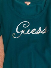 Guess Teal Sweater Medium. Lightly Worn. Season 2017 Sequin