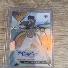 Topps 2023 Finest Autographs Matthew Batten Padres Rookie Autograph #FA-MB