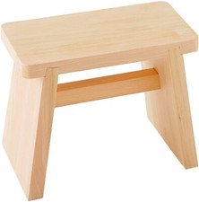 Ikegawa wood bath chair cypress bath chair large 30X16X25cm