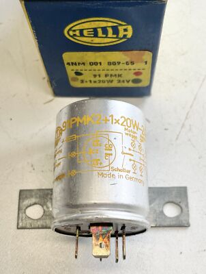 Hella 4NW001809-051 Relais Blinkerrelais Blinkgeber 91PMK 2+1x20W 24V flasher un