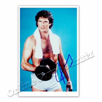 David Hasselhoff aus Baywatch & Knight Rider ° Autogrammfoto  