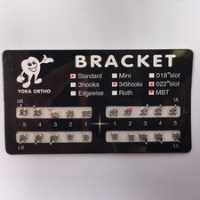 Soportes De Malla Cerámica Para Brackets De Ortodoncia – Tipo Roth 22, Con 345 Ganchos (clase Uno)
