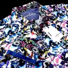 Robert Graham XL Geometric Vibrant Colorful Bold Paisley Floral Sport Shirt 228