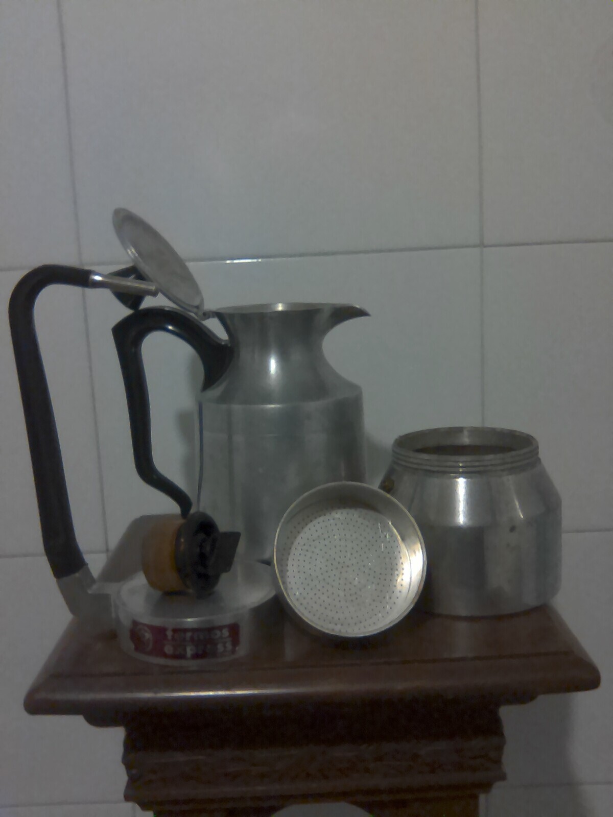 Macchina Caffè Termos Express Vintage foto 5