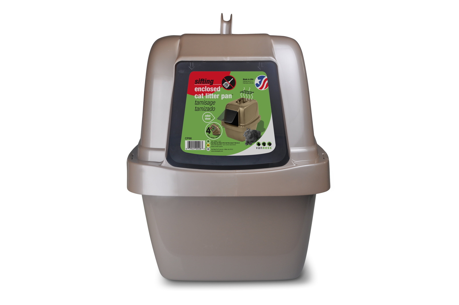 Van Ness Sifting Enclosed Cat Litter Box, Large, new