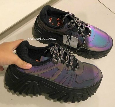 bershka platform sneakers