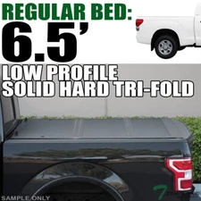 Topline For 2007-2016 Tundra 6.5 Ft Bed Low Profile Hard Tri Fold Tonneau Cover