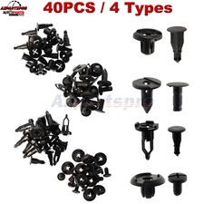 40 Car Plastic Rivets Fastener Clips Bumper Push Pin Rivet Retainer Accessories 40 Car Plastic Rivets Fastener Clips Bumper Push Pin Rivet Retainer Accessories