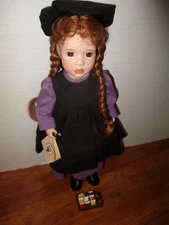 1991 Wendy Lawton 13" Porcelain Doll Frolic/Amish Cherish Customs 406/500