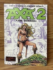 AXA 2 Comic First American Edition Avenell Romero Vintage 1982 Ken Pierce Books