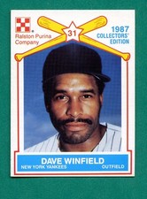 Baseball Card 1987 Ralston Purina #31 Dave Winfield New York Yankees EX