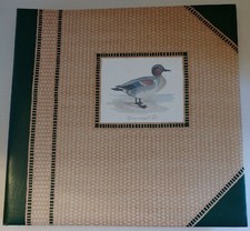 Vintage Gibson Scrapbook Photo Album 20 Magnetic Pages 12 X 12 winged teal duck