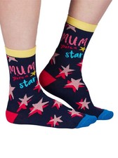 Novelty Socks Mum You're A Star Cute Birthday Mothers Day Christmas Gift Present