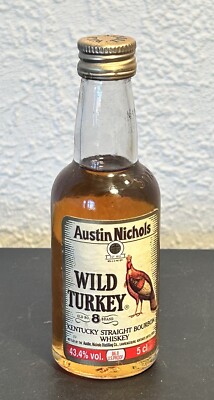 Wild Turkey Old No. 8 Brand Kentucky Bourbon 43,4 %  50 ml Miniature
