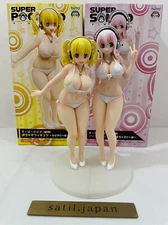 TAITO Super Pochaco Sonico Swimsuits Figure Set 200mm