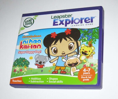 Nickelodeon Nihao KAI LAN Super Happy Day Game Leap Frog LeapPad Explorer