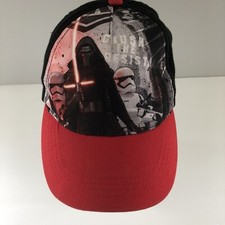 Star Wars Kids Hat Kylo Ren Youth Snapback Cap Adjustable Strap Black and Red
