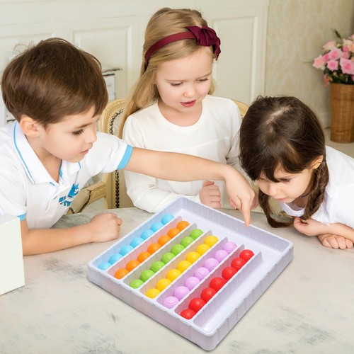 Color Sorting Ball Sensory Game Interactive Puzzle Educational Board Game - Picture 7 of 11