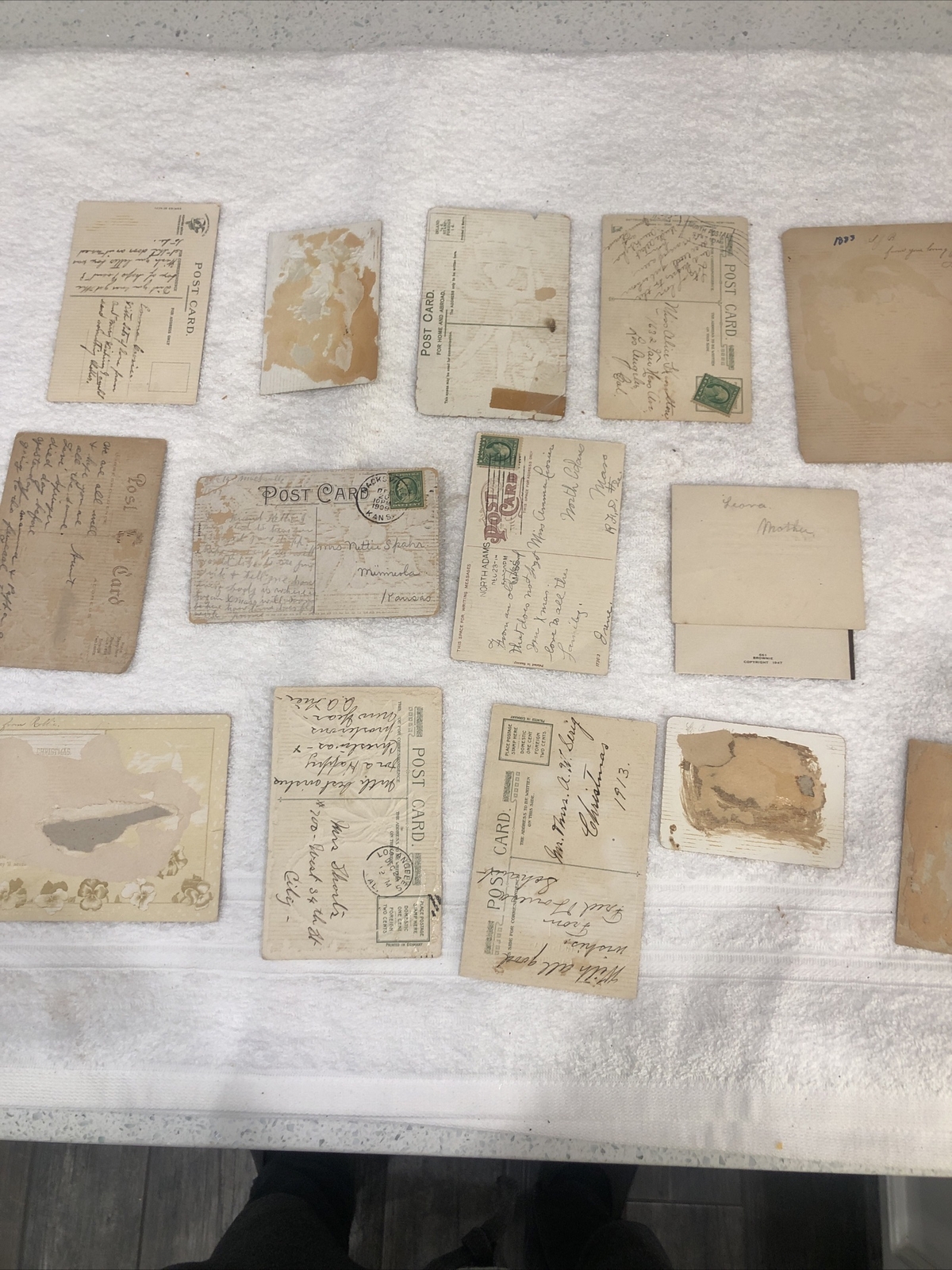 Lot Of 14 Vintage Christmas Cards eBay