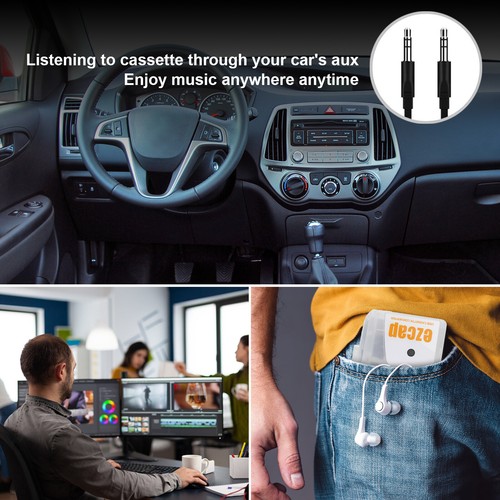 USB-Kassettenspieler Walkman Stereo-Kassetten-zu-MP3-Konverter Y2K3 - Bild 11 von 11