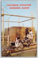 Centennial Exposition Fairbanks Alaska Chrome Postcard 100th Anniversary