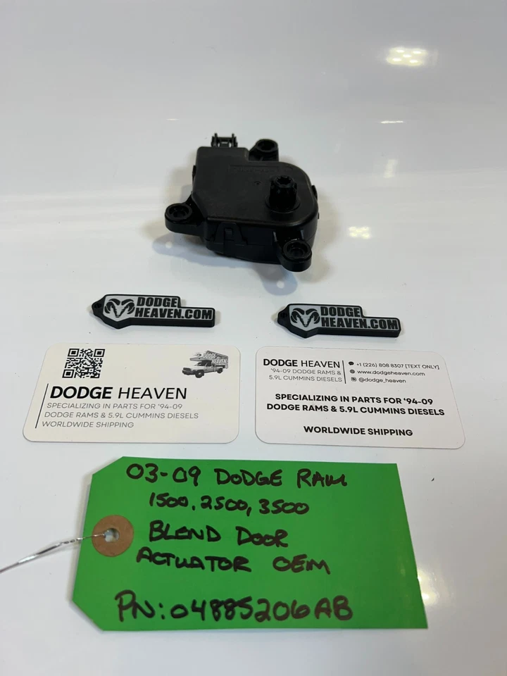 Actuador de puerta mezcla Dodge Ram 2002-2009 OEM 04885206AB 1500 2500 3500 Foto 4 de 4