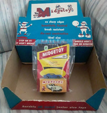 VINTAGE NEW IN ORIGINAL PACKAGE- MADE IN USA 1950's MIDGE TOY VEHICLE 1/64