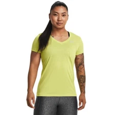 UNDER ARMOUR TECH TWIST LOOSE T-SHIRT Womens Yellow Lime X-Small Style #1258568