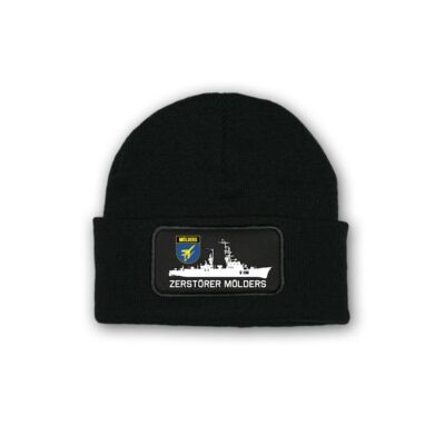 Mütze Zerstörer Mölders Wappen Schiff Silhouette  D186 Bundesmarine #45577