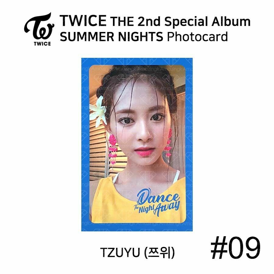 TWICE SUMMER NIGHTS DANCE THE NIGHT AWAY OFFICIAL PHOTOCARD [TZUYU