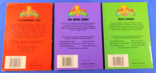 MIGHTY MORPHIN POWER RANGERS VINTAGE BOOK/NOVEL LOT OF 9 PARACHUTE PRESS - Picture 7 of 7