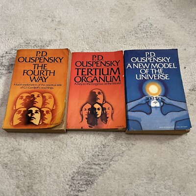 P.D. Ouspensky Book Lot Tertium Organum Fourth Way New Model of the Universe