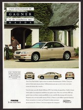 1995 MAZDA Millenia Vintage Original Print AD - White car photo French Canada