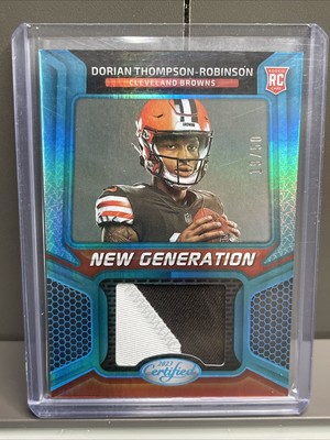 2023 Panini Certified Football Dorian Thompson-Robinson Patch /50 Browns