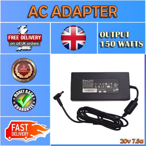 COMPATIBLE FOR HP OMEN 15-CE000 150W 20V 7.5A LAPTOP ADAPTOR CHARGER - Afbeelding 1 van 9