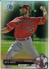 2017 BOWMAN CHROME REFRACTOR BCP93 NATE SMITH RC 94/499 ANGELS FREE SHIP 🔥⚾️