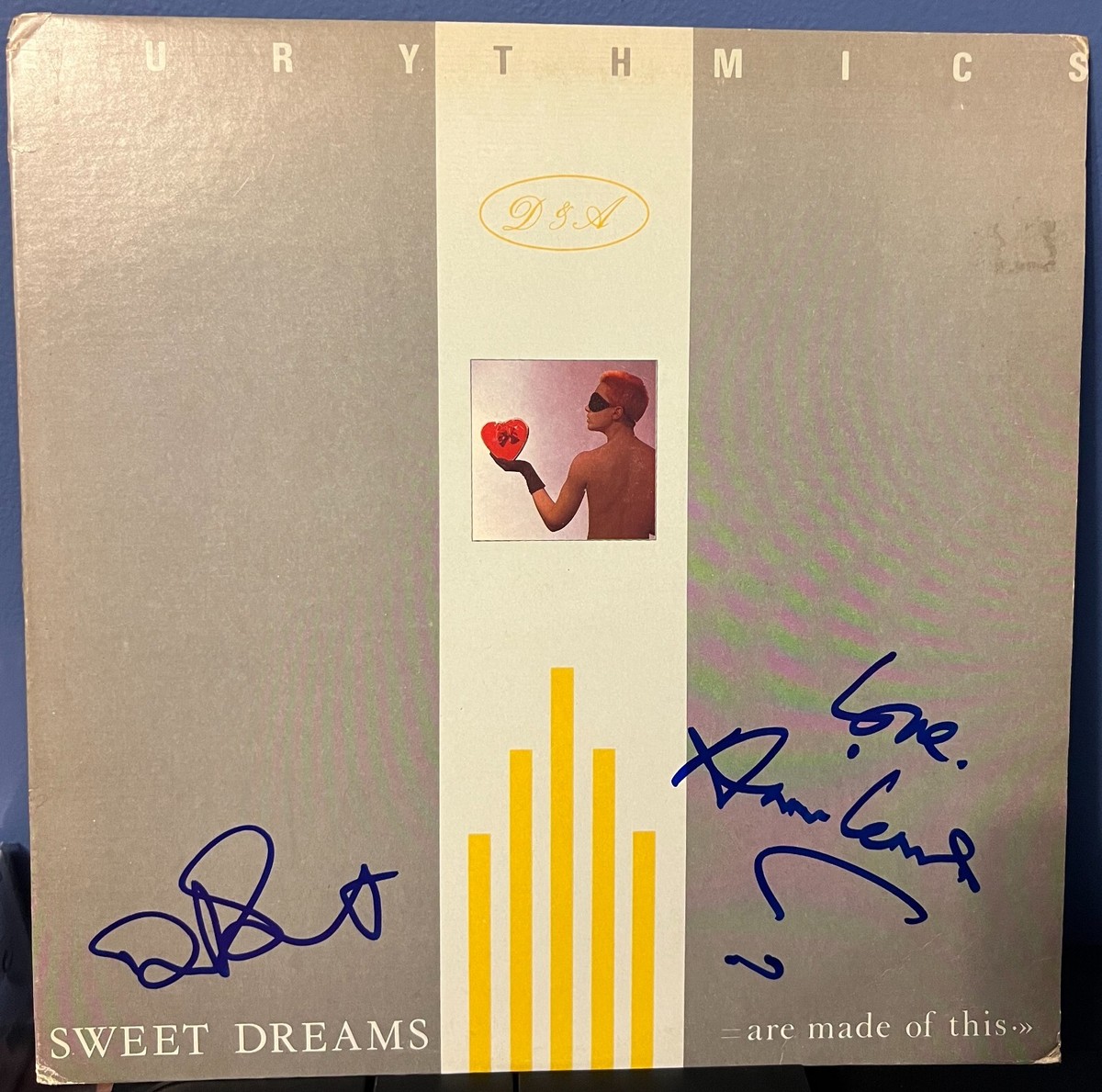 Eurythmics signed Sweet Dreams 12