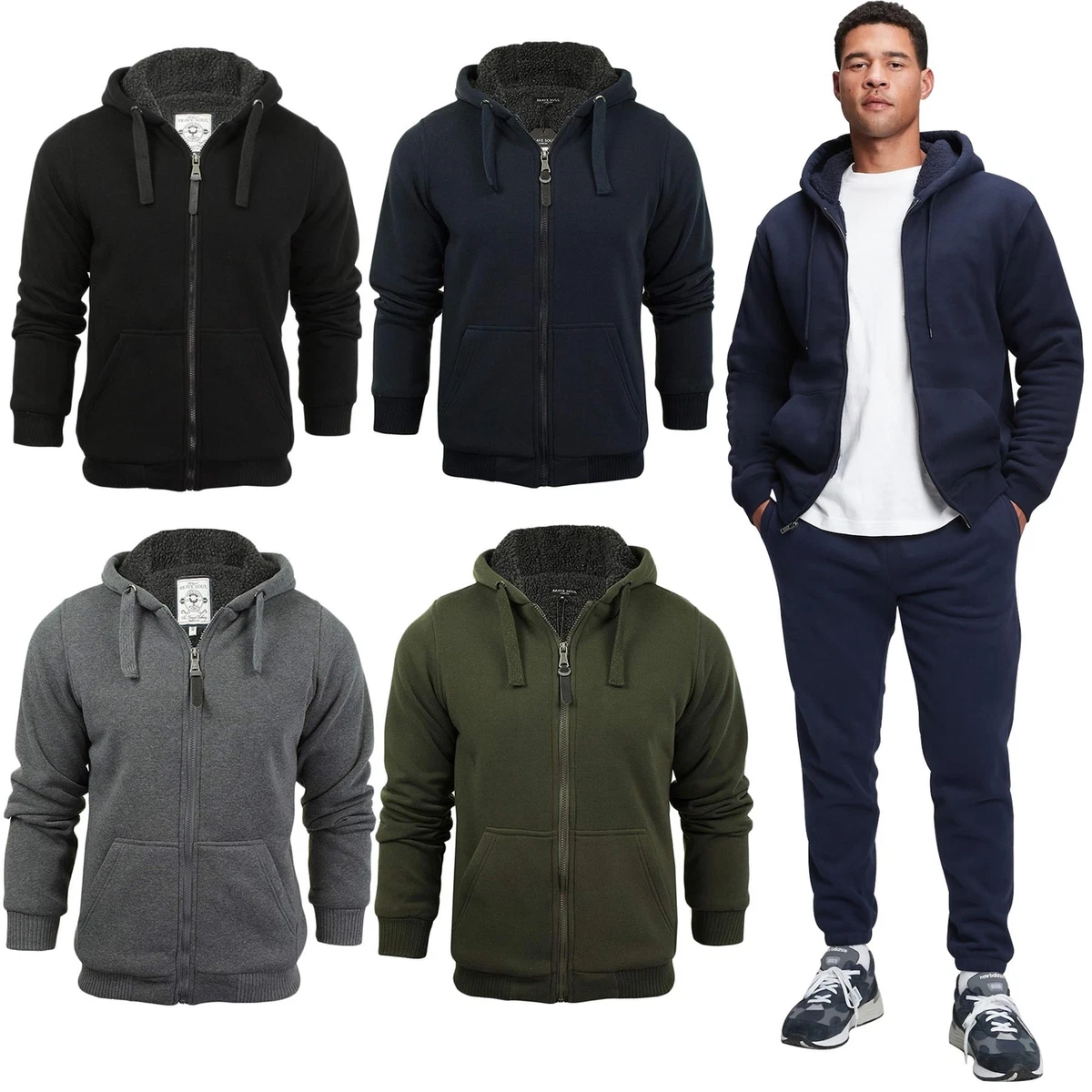 Brave soul sherpa hoodie sale