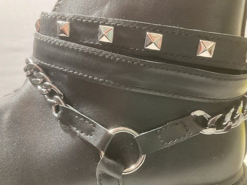 Olivia Miller Side Zip Chunky Lug Sole Goth Punk Ankle Boots  Womens Size 10 - Picture 10 of 11