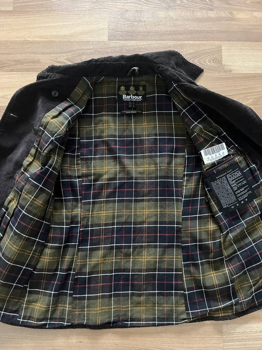 Barbour Double Breasted Wax Jacket Cotton Women Size UK 12 Barbour Double Breasted Wax Jacket Cotton Women Size UK 12