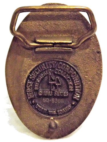 VTG Idaho State Seal 1890 Belt Buckle Oval Solid Brass 70's Size 3.4"x 2.5" 1983 - Picture 6 of 8