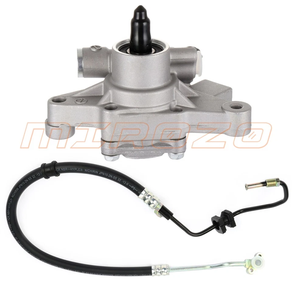 Power Steering Pump W/ Pressure Line Hose For 1997-2001 Honda CR-V 2.0L - Изображение 2 из 4